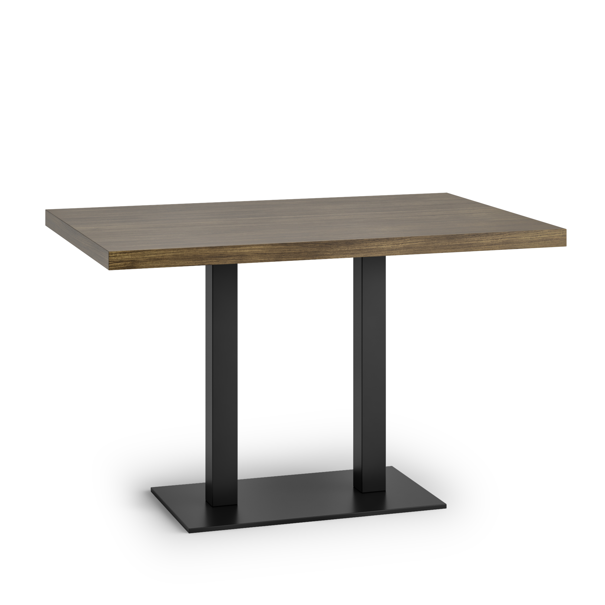 Plate Rectangle Pedestal Table